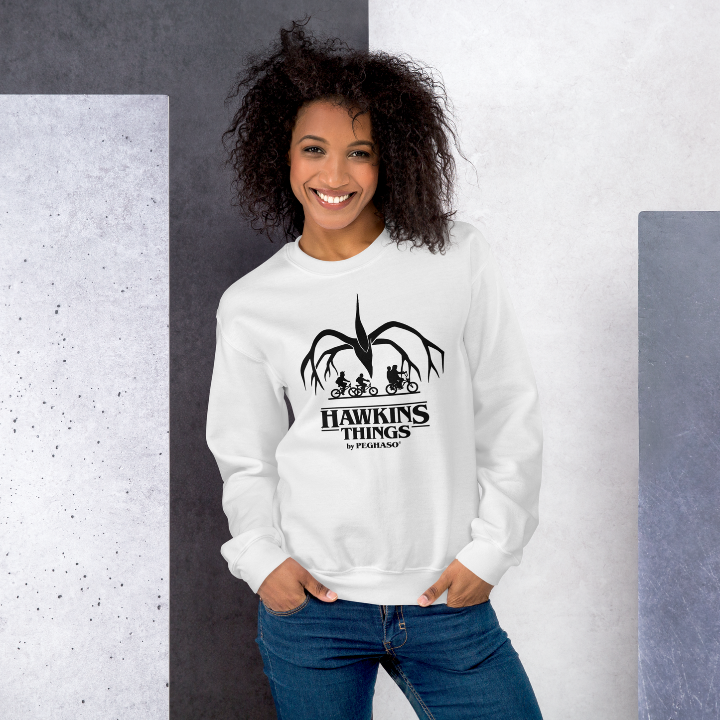Sudadera AZOTAMENTES (MIND FLAYER) Hawkins Things by PEGHASO | Streetwear Urbano