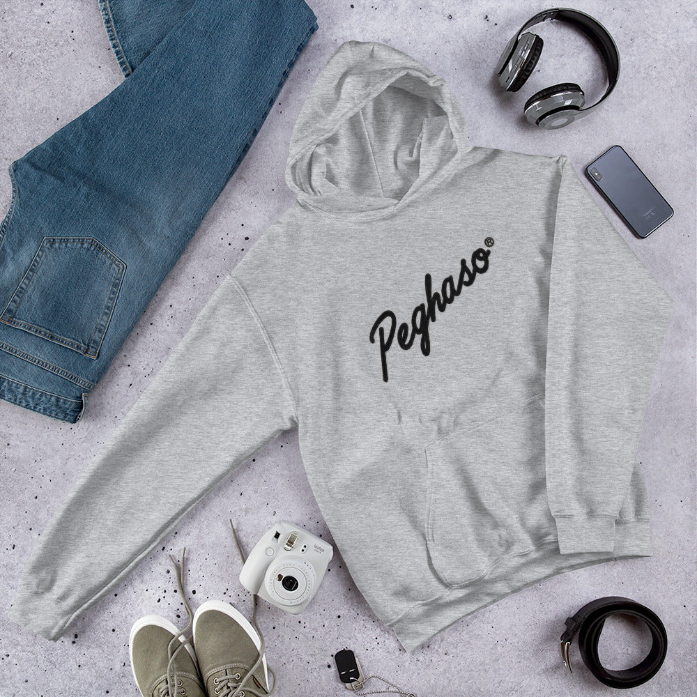 sudadera gris peghaso moda hombrre