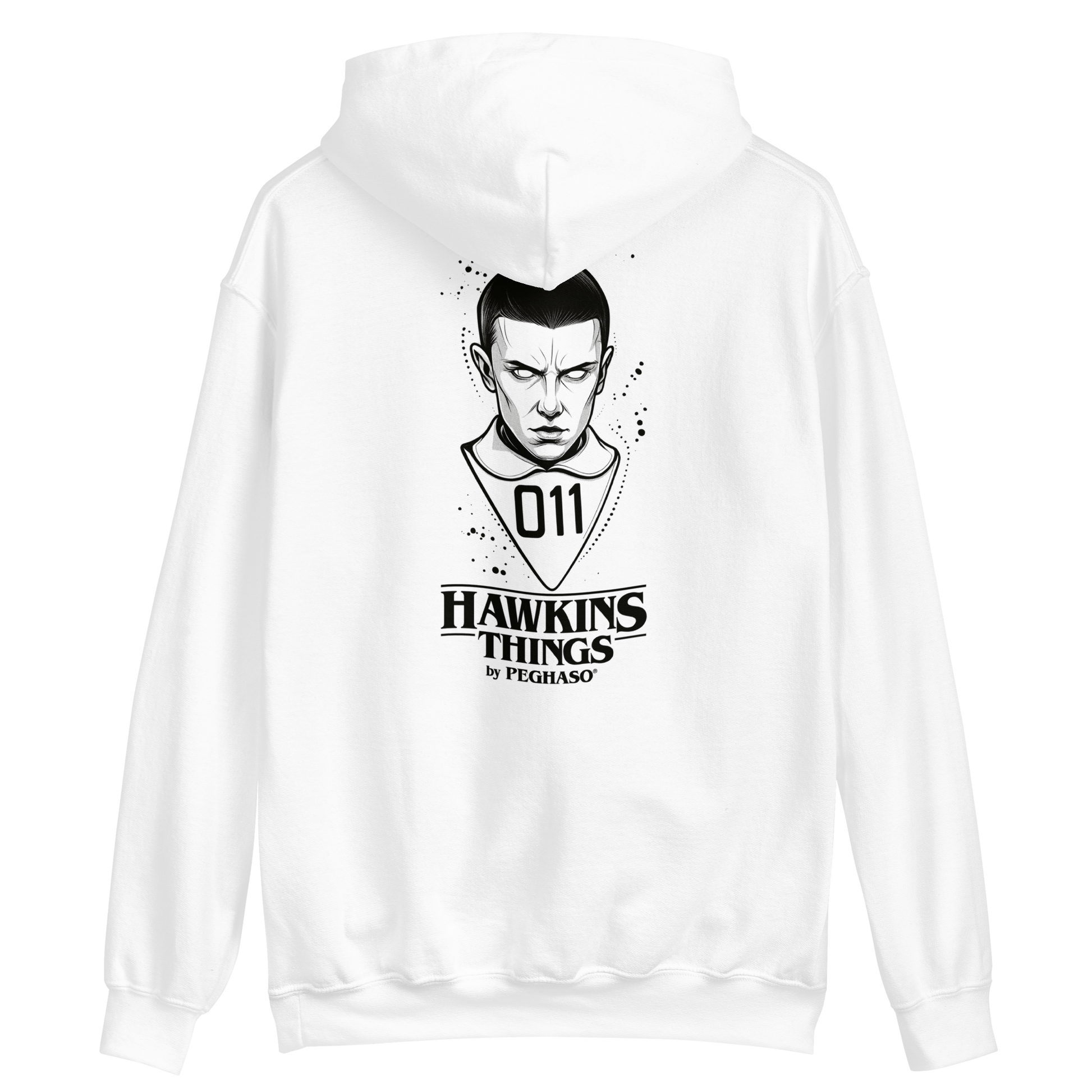 Sudadera hoodie premium 011 Once Eleven diseño exclusivo PEGHASO.