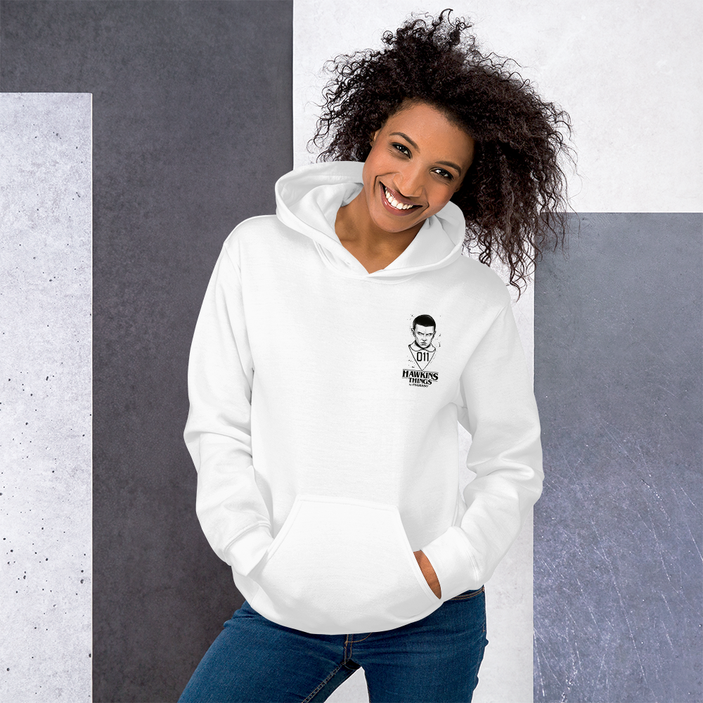 Sudadera hoodie premium 011 Once Eleven diseño exclusivo PEGHASO.