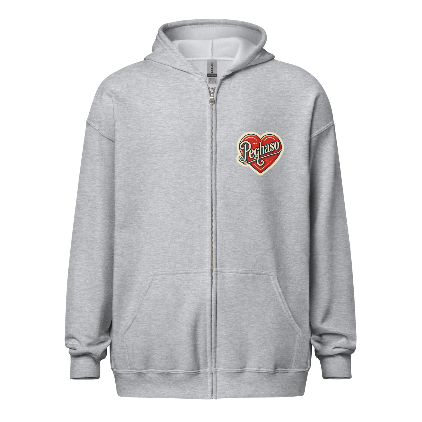 Sudadera con cremallera mujer CUORE PEGHASO - Moda Urbana Streetwear mujer