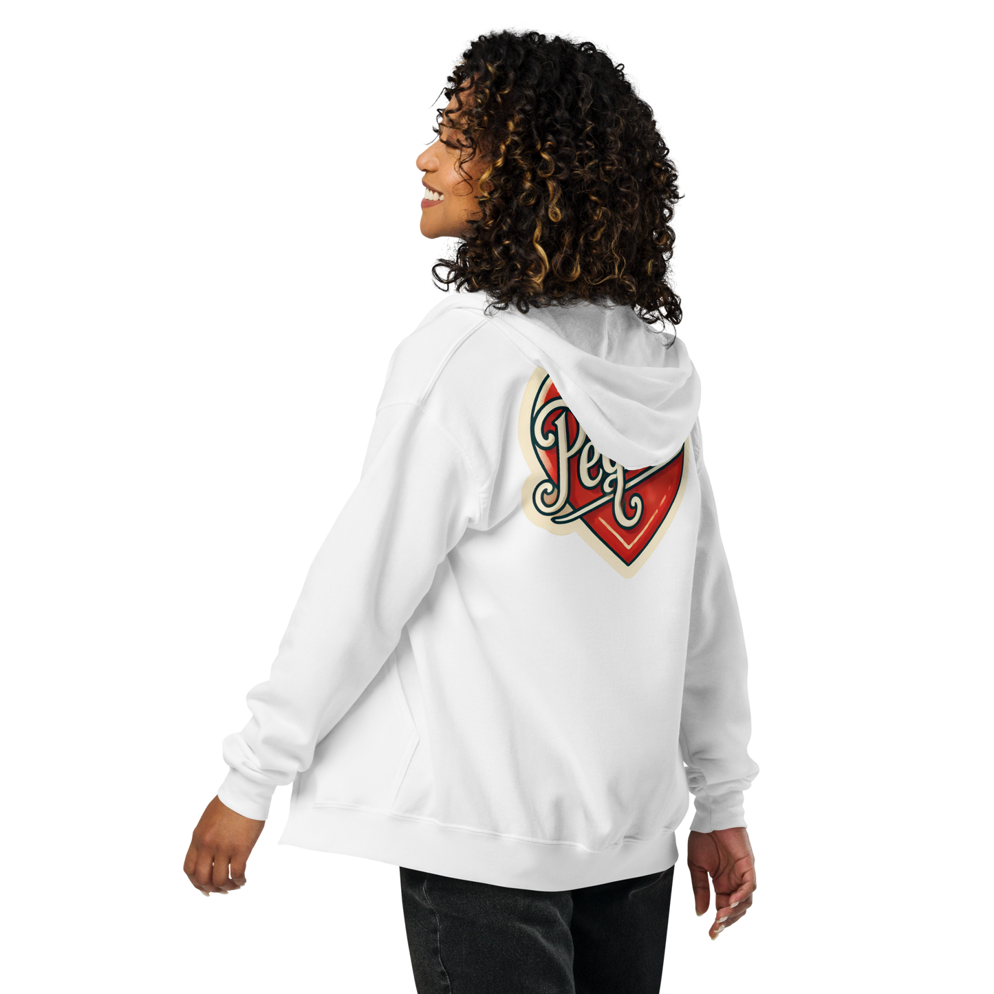 Sudadera con cremallera mujer CUORE PEGHASO - Moda Urbana Streetwear mujer