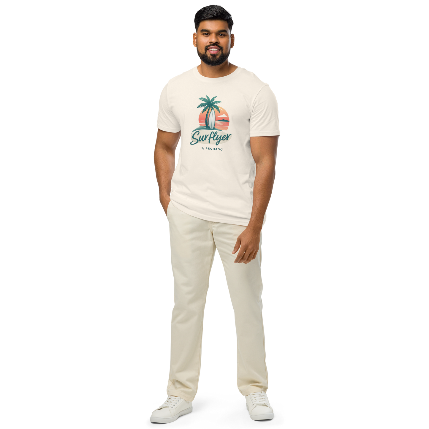 Camiseta de Verano Surflyer Beach – Estilo Surf Premium