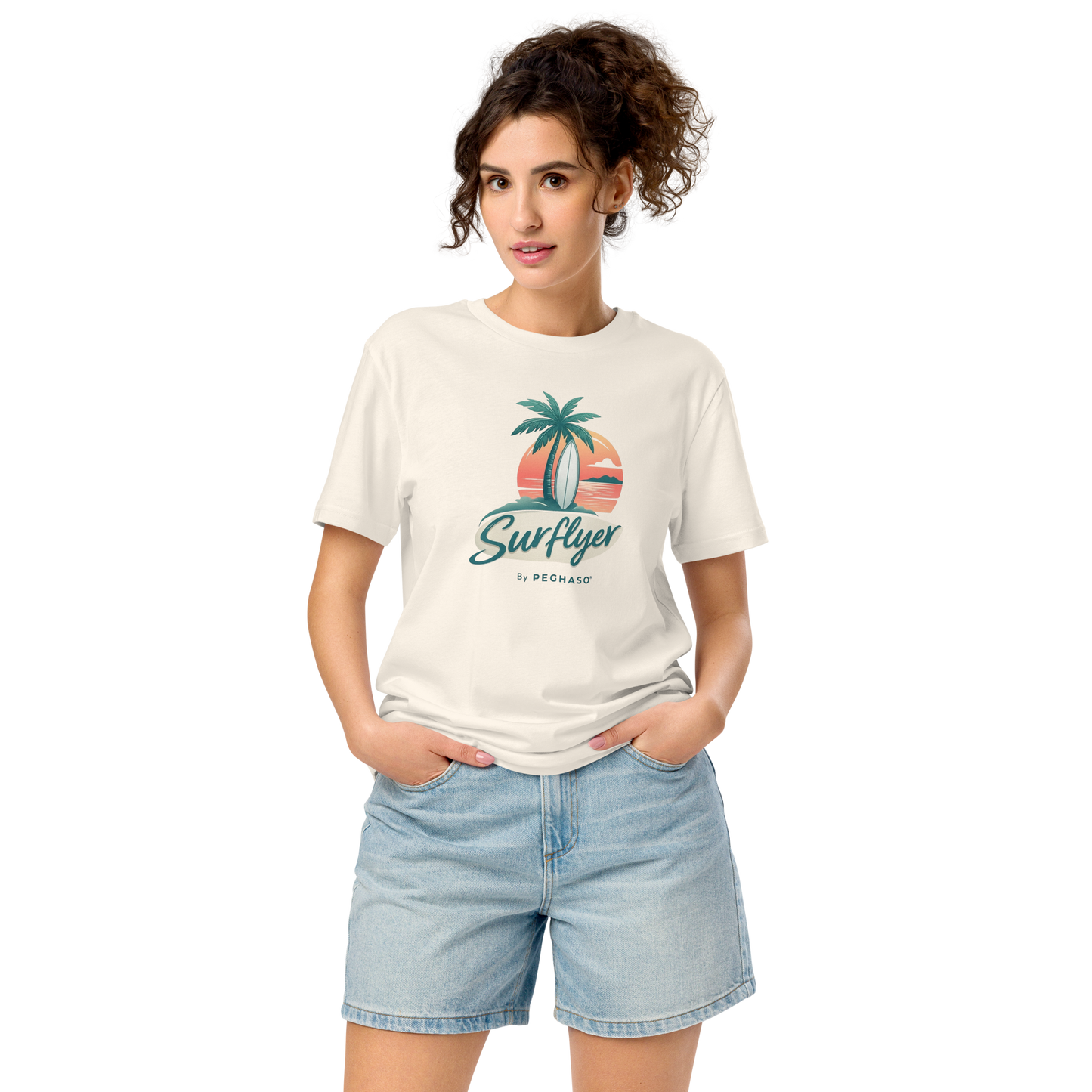 Camiseta de Verano Surflyer Beach – Estilo Surf Premium