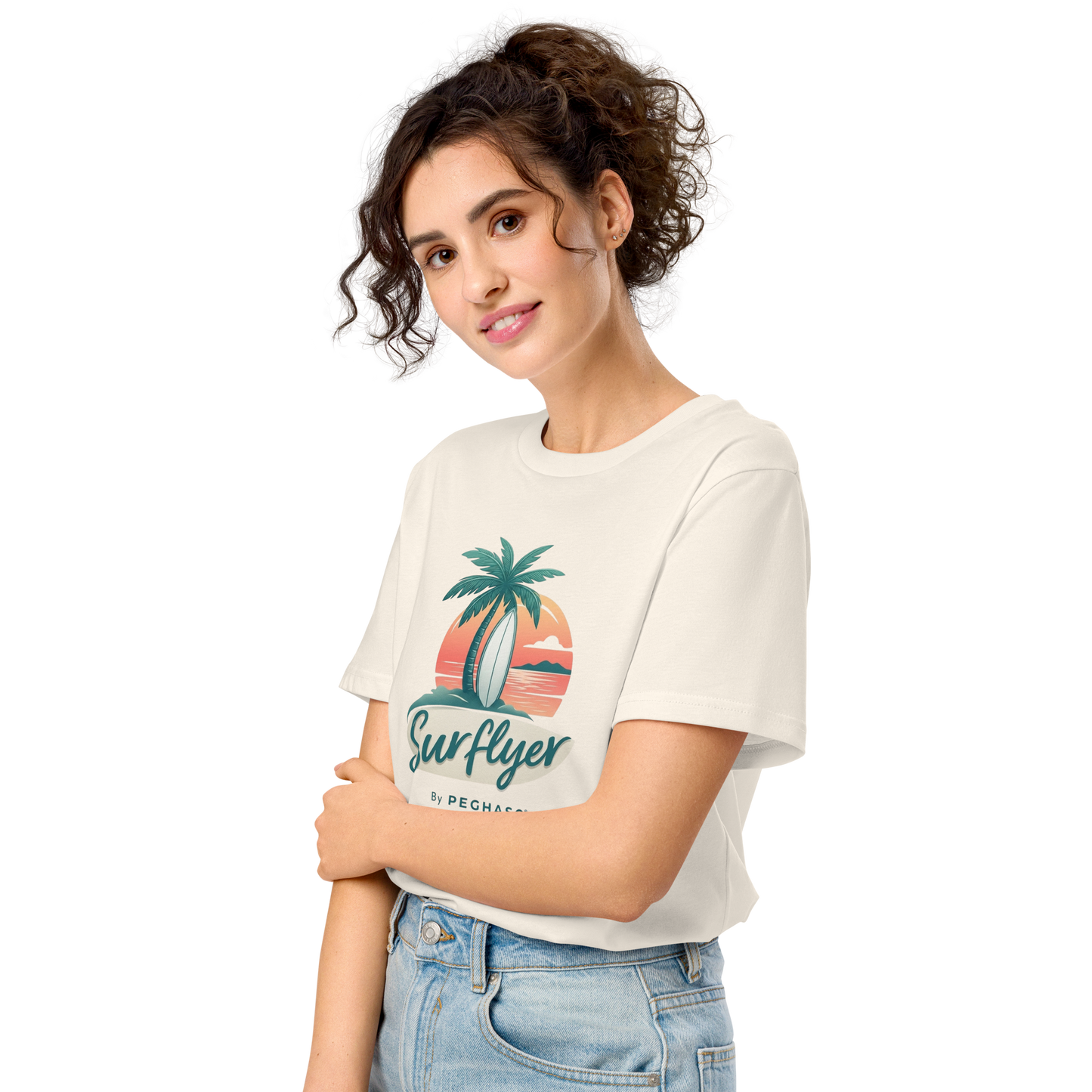 Camiseta de Verano Surflyer Beach – Estilo Surf Premium