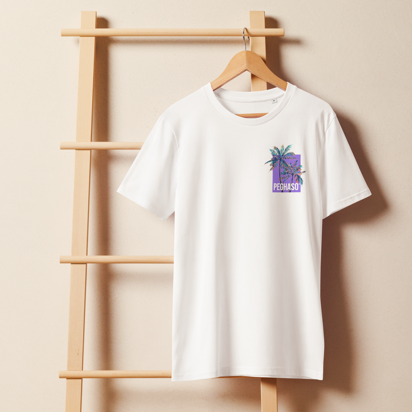 Camiseta California de Algodón Premium "Palmeras" | PEGHASO®