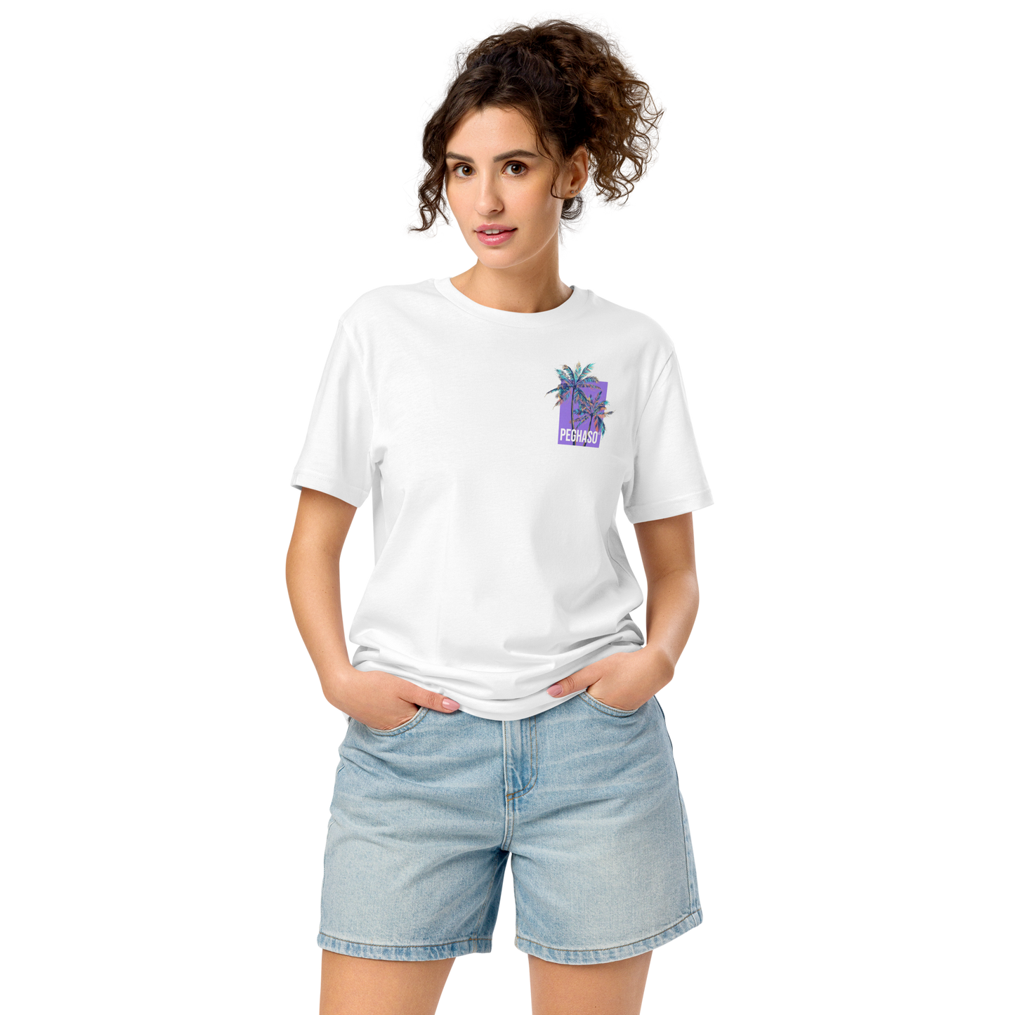 Camiseta California de Algodón Premium "Palmeras" | PEGHASO®