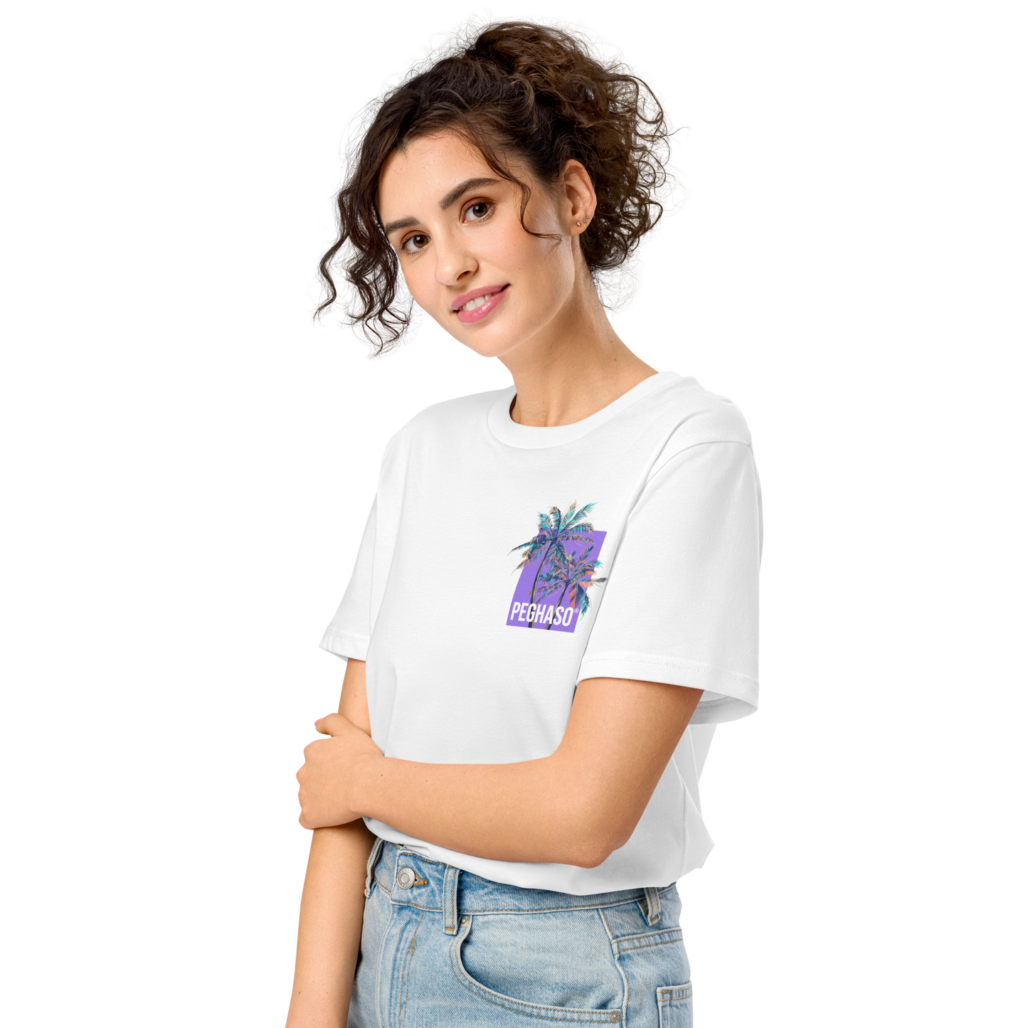 Camiseta California de Algodón Premium "Palmeras" | PEGHASO®