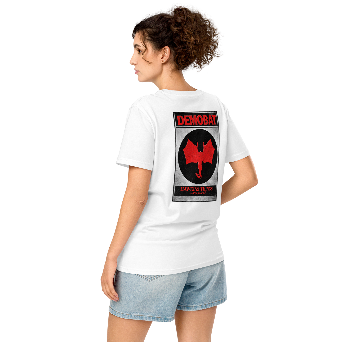 Camiseta DEMOBAT - Colección Hawkins Things | Peghaso®