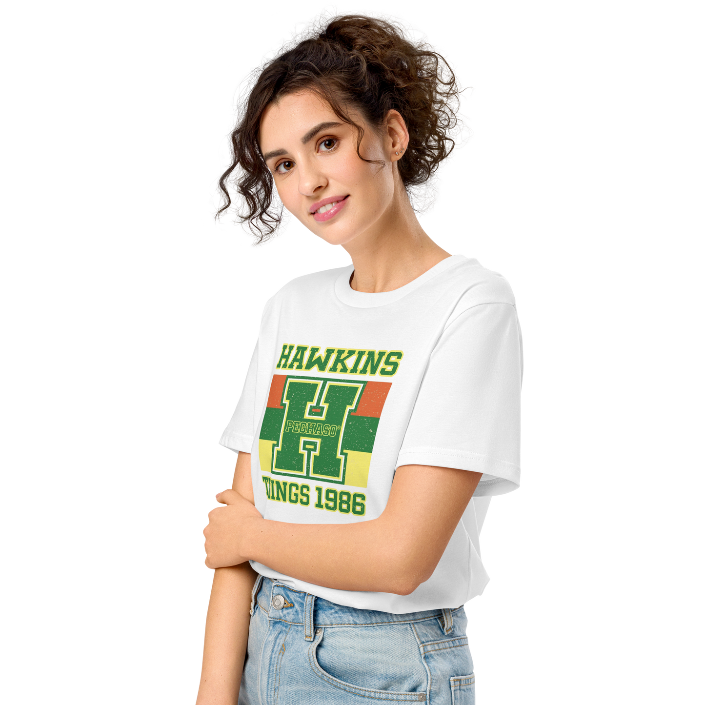 Camiseta Hawkins Things 1986 - Estilo Vintage School | Peghaso® Premium
