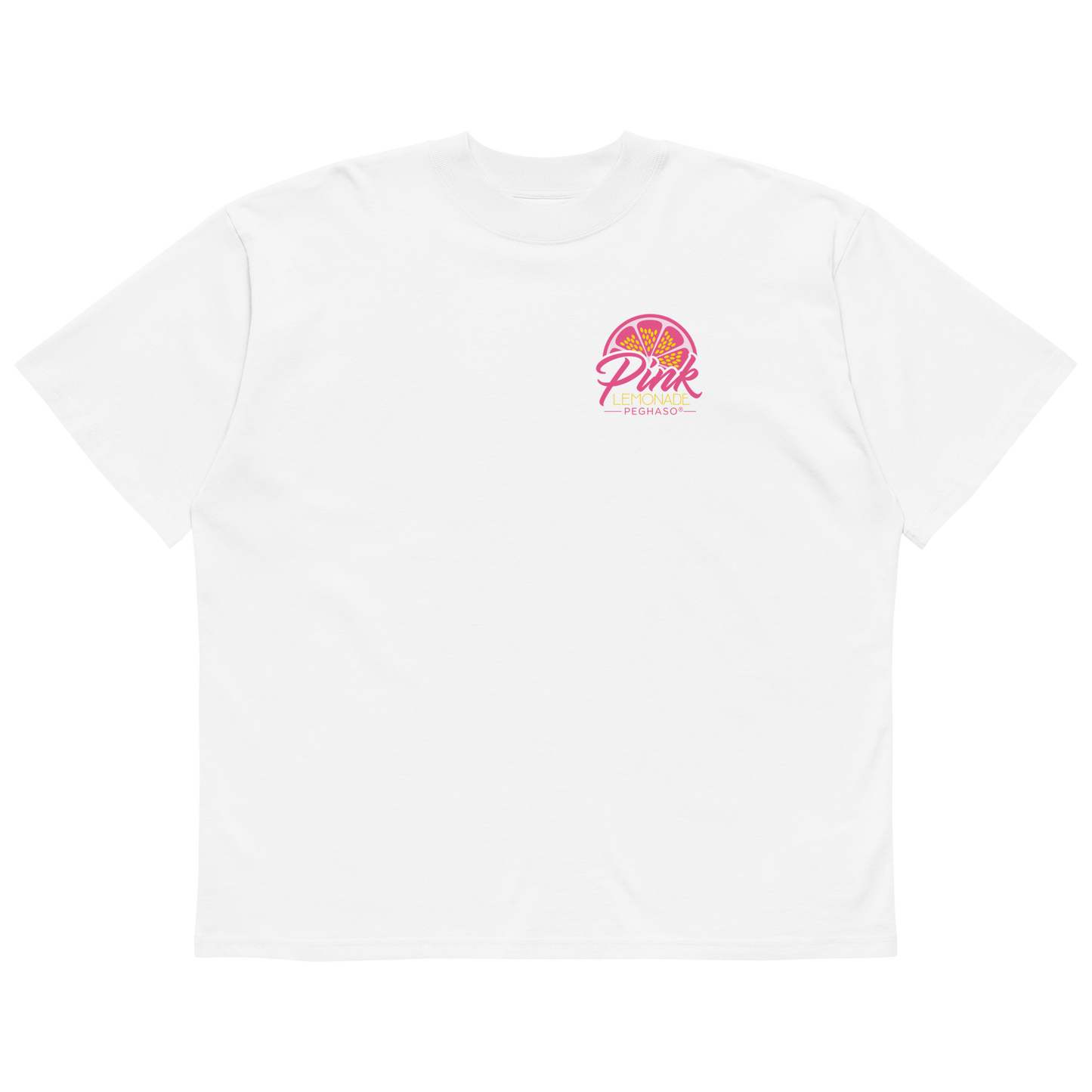 Camiseta Oversize PINK LIMONADE PEGHASO – Streetwear Premium