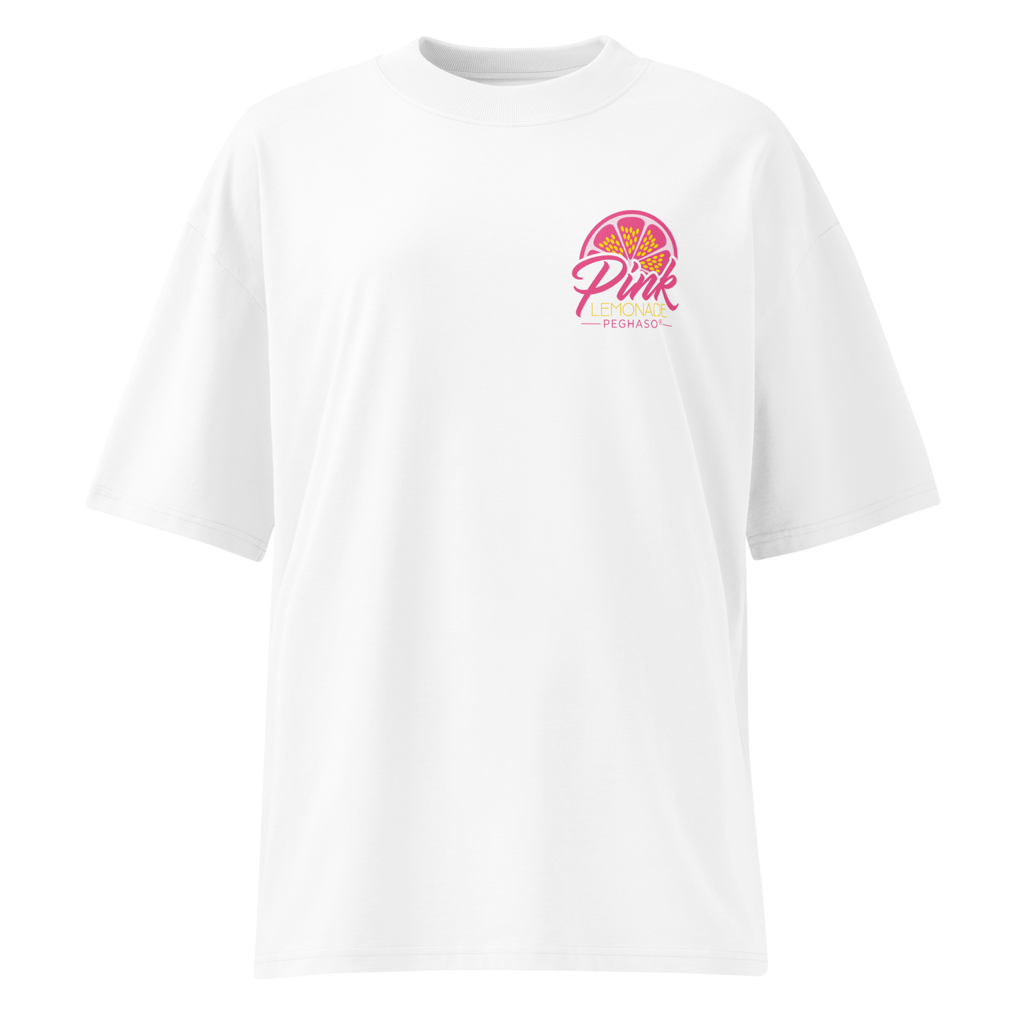Camiseta Oversize PINK LIMONADE PEGHASO – Streetwear Premium