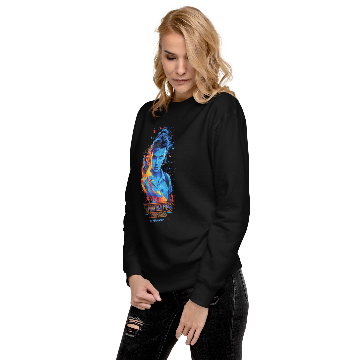 Sudadera 011 Power - Hawkins Things by PEGHASO | Edición Once Premium