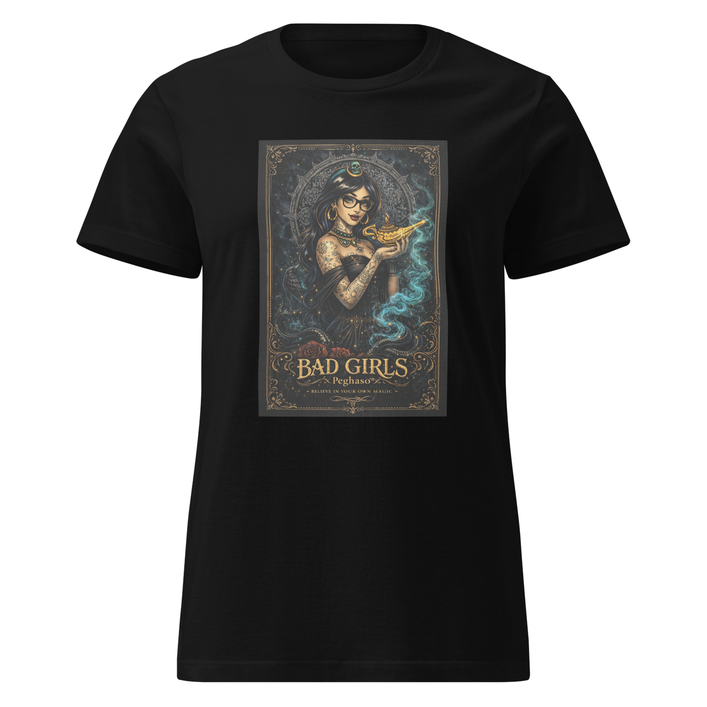 Camiseta princesas tatuadas JASMINE - Colección BAD GIRLS - PEGHASO ®