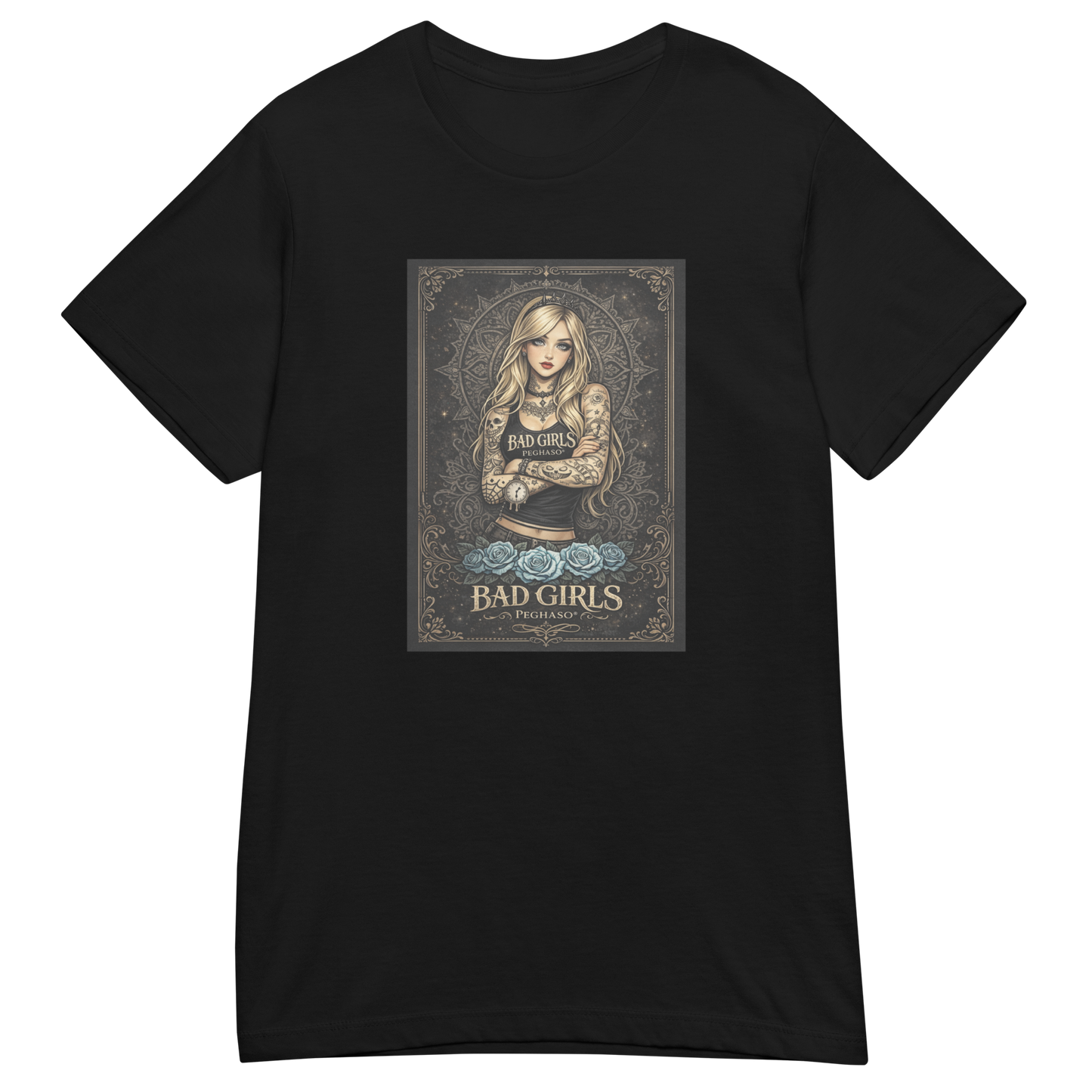 Camiseta ALICIA Tatuada - Colección BAD GIRLS - Peghaso®