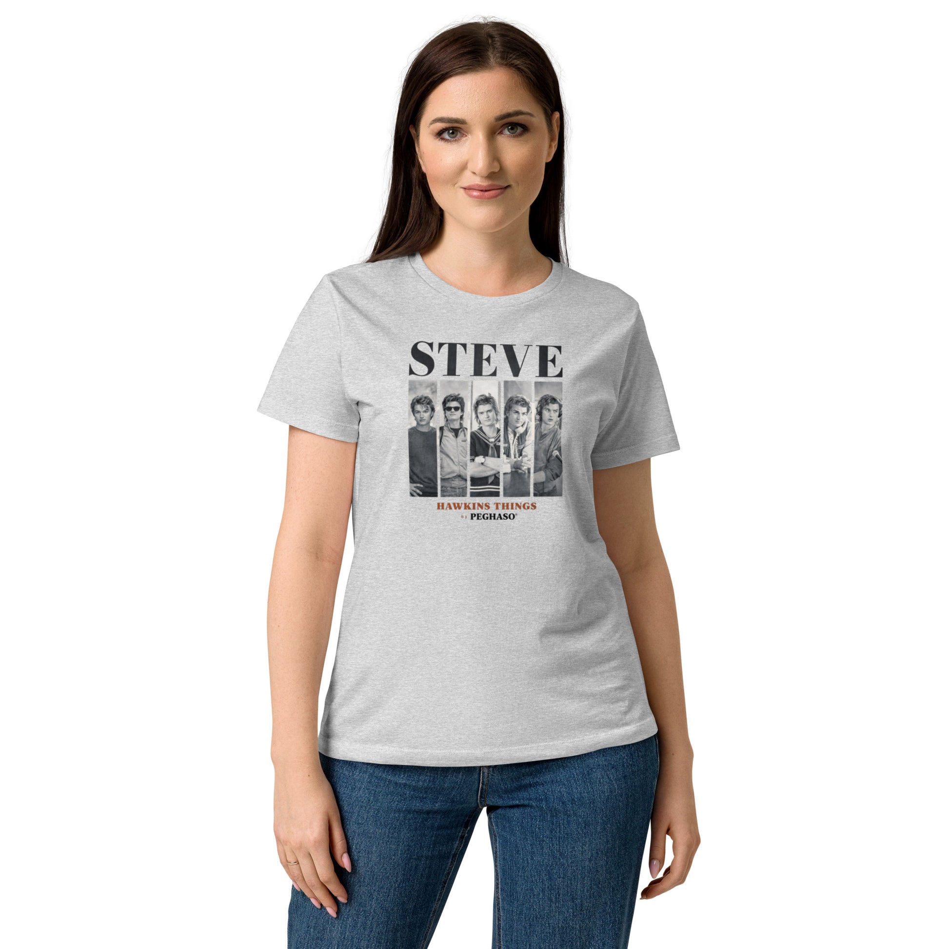 camiseta-gris-steve-harrington-stranger-things-mujer