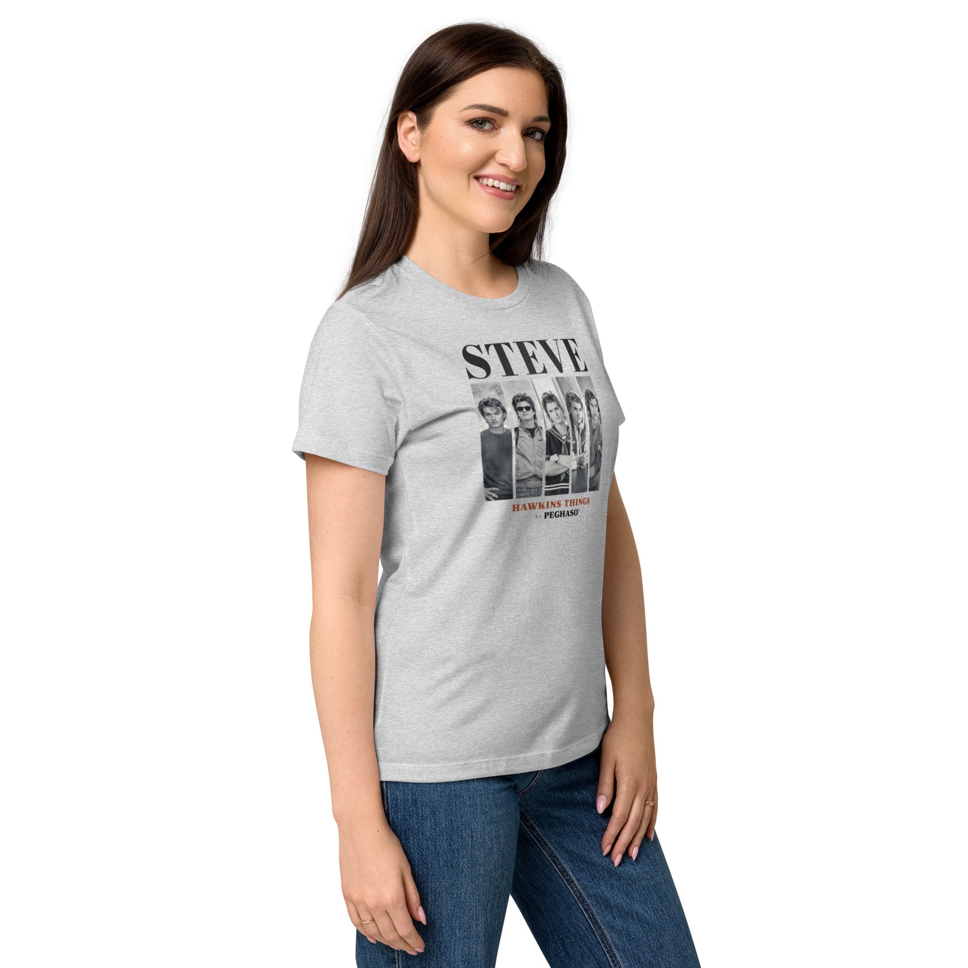 camiseta-gris-steve-harrington-stranger-things-mujer