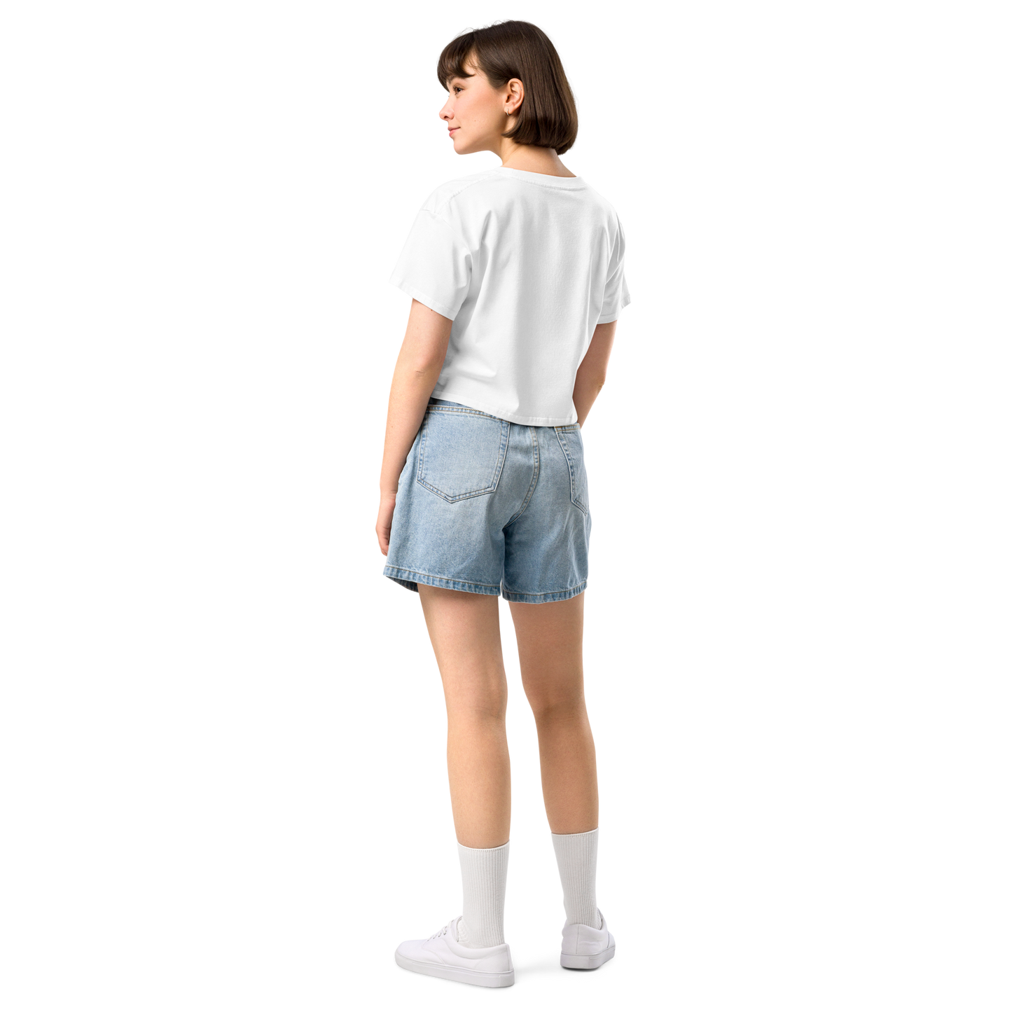 Crop Top Surfero "GIRLS PEGHASO RETRO" – Estilo California 70s