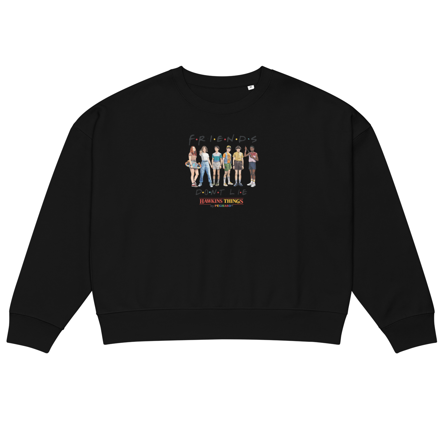 Sudadera mujer "Friends Don't Lie" – Colección Hawkins Things by PEGHASO