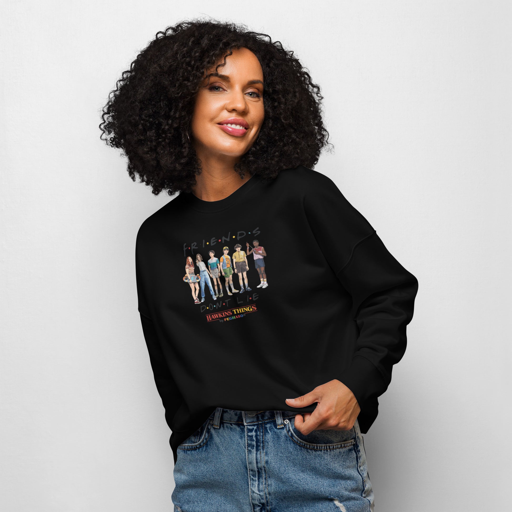 sudadera-negra-mujer-stranger-things-friends-dont-lie-peghaso