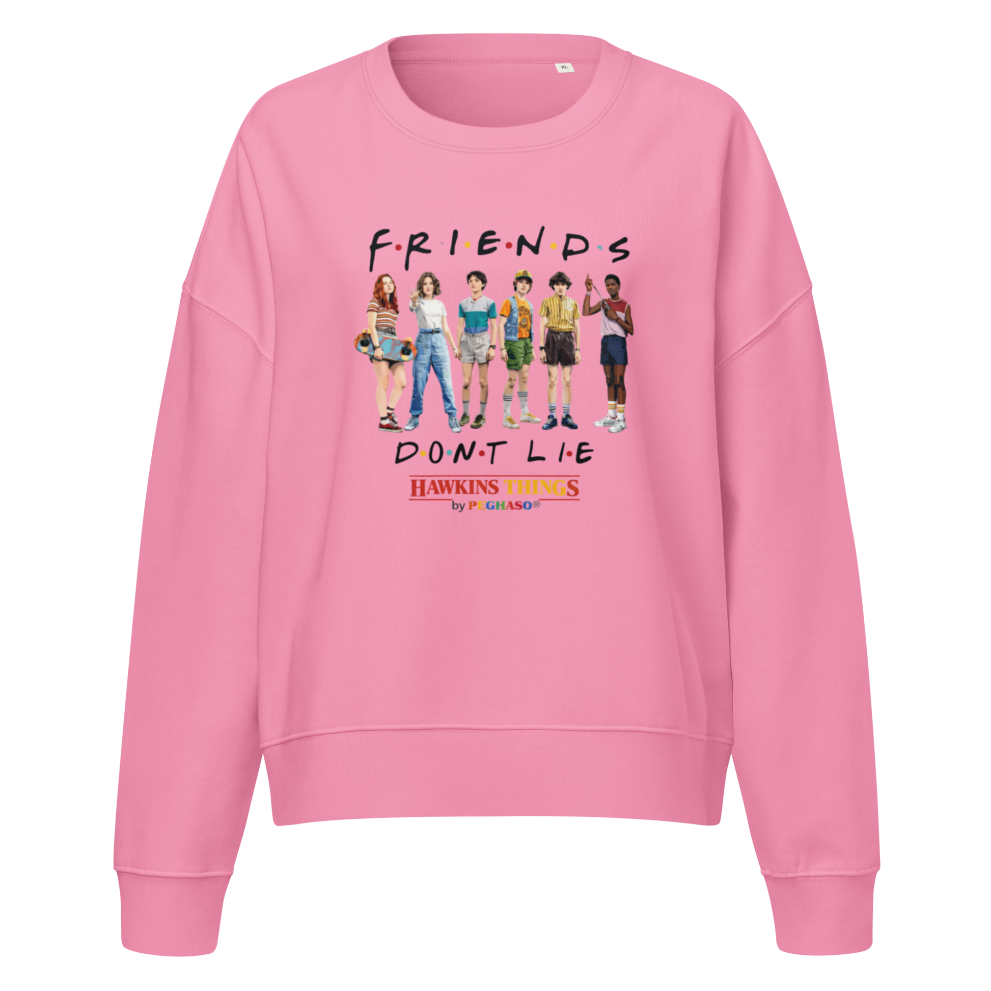 sudadera-rosa-organica-hawkins-things-eleven-style