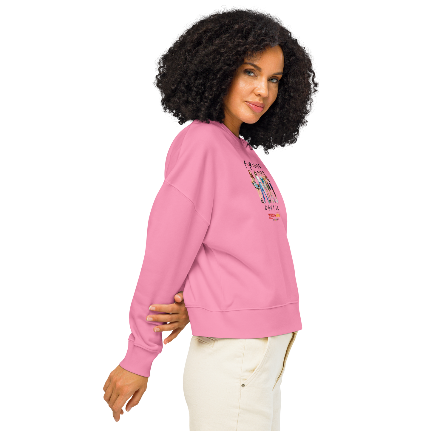 Sudadera mujer "Friends Don't Lie" – Colección Hawkins Things by PEGHASO