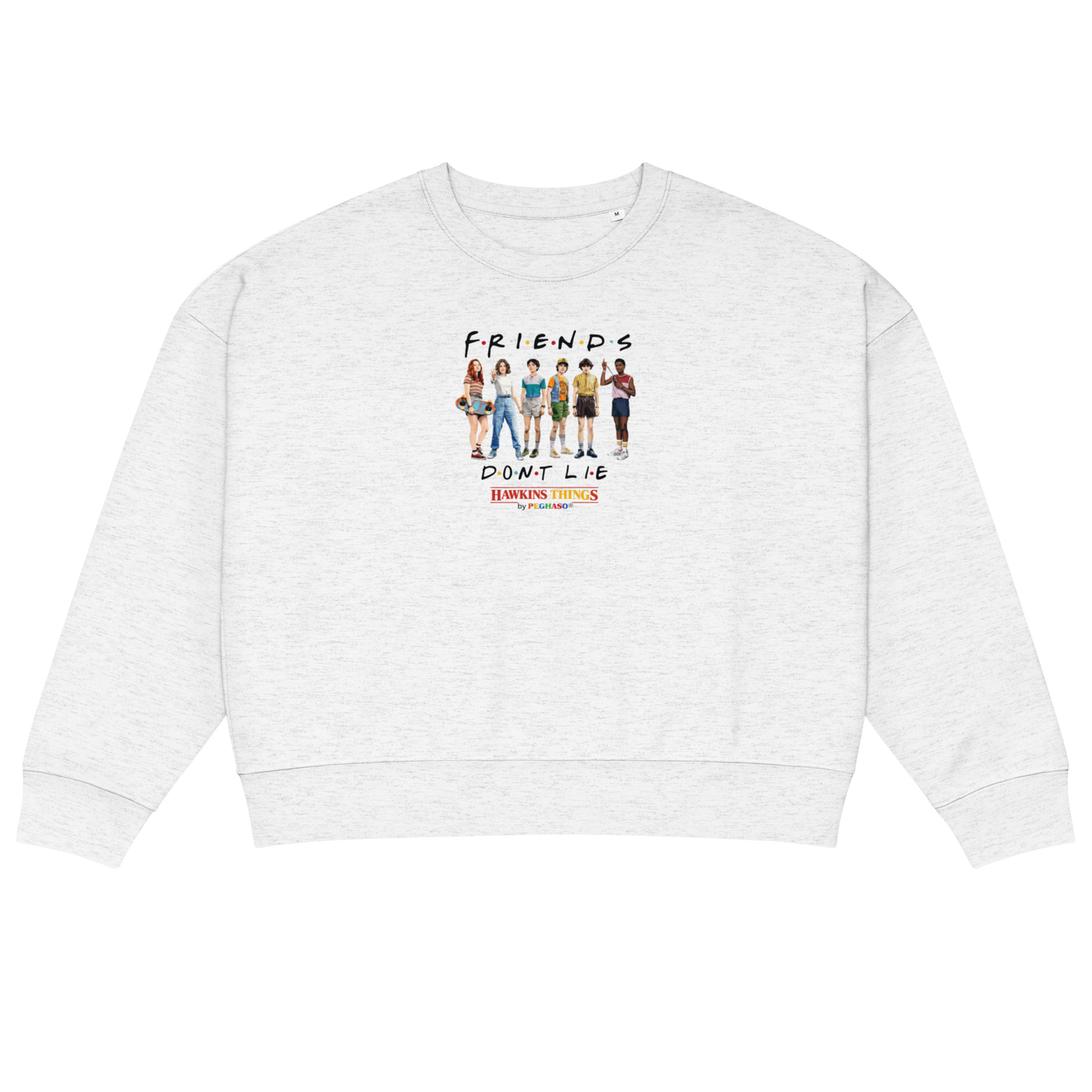 Sudadera mujer "Friends Don't Lie" – Colección Hawkins Things by PEGHASO