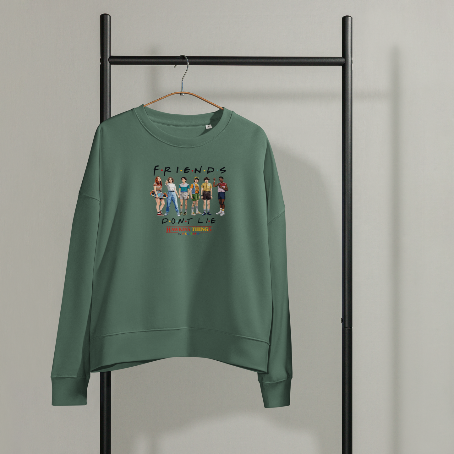 sudadera-verde-bay-algodon-organico-stranger-things