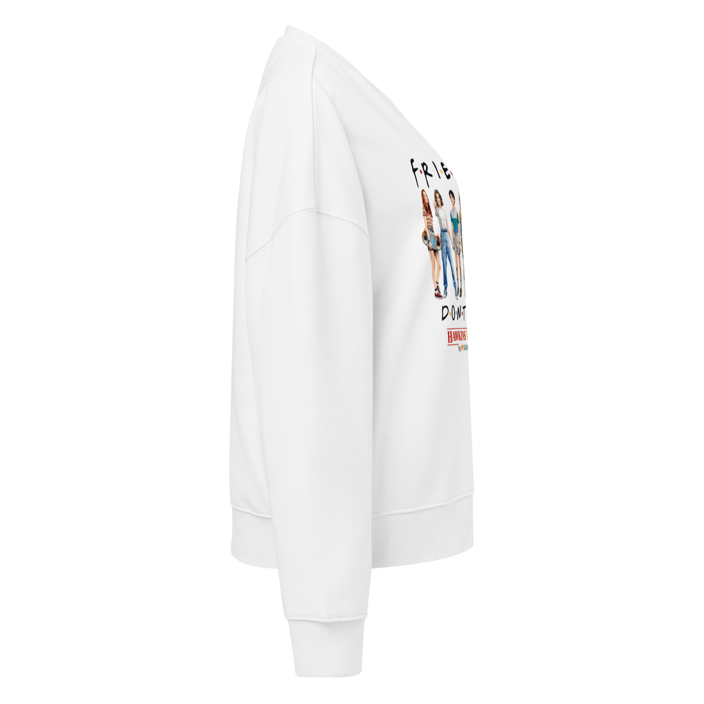 Sudadera mujer "Friends Don't Lie" – Colección Hawkins Things by PEGHASO